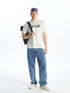 LC Waikiki Crew Neck Short Sleeve Printed Combed Cotton Men's T-shirt